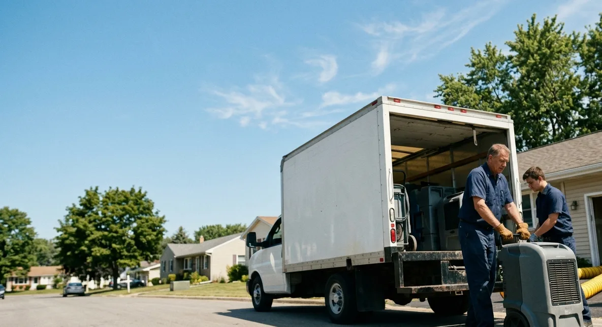 Water Damage Cleanup in Moline, MI near me